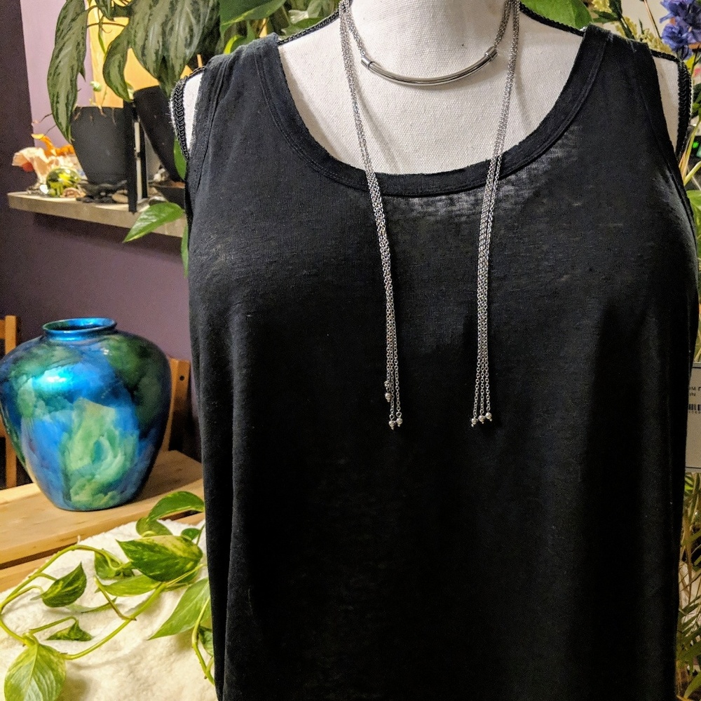 SALE SUSINA BLACK BURNOUT TANK BACK VENT 4X - Picture 2 of 8